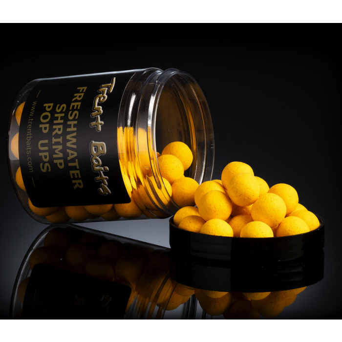 Trent Baits Freshwater Shrimp Yellow Pop-Ups 