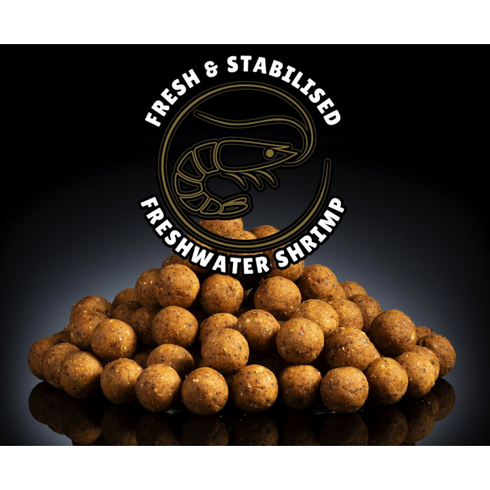 Trent Baits Freshwater Shrimp Stabilised Boilies 20mm - 3kg