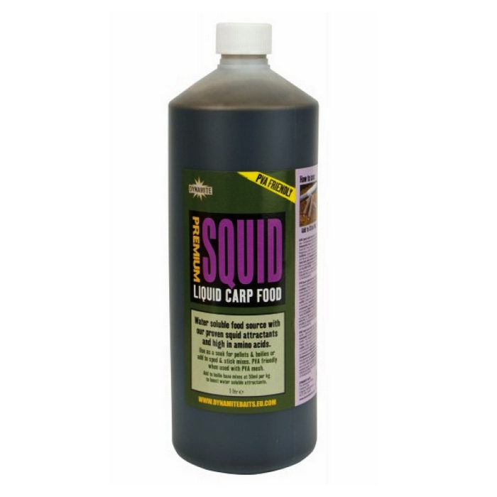 Dynamite Baits Squid Liquid Carp Food 1Ltr