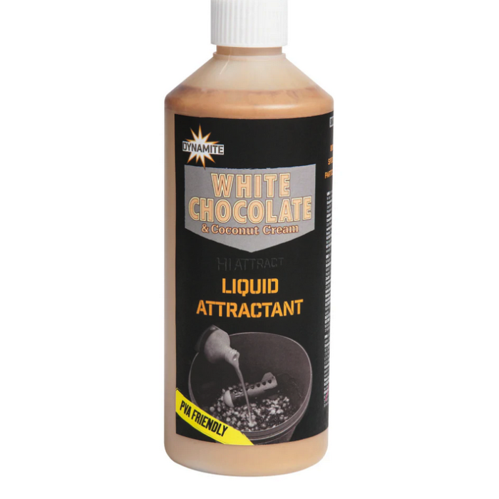 Dynamite Baits White Chocolate & Coconut Creme Liquid Attractant 500ml