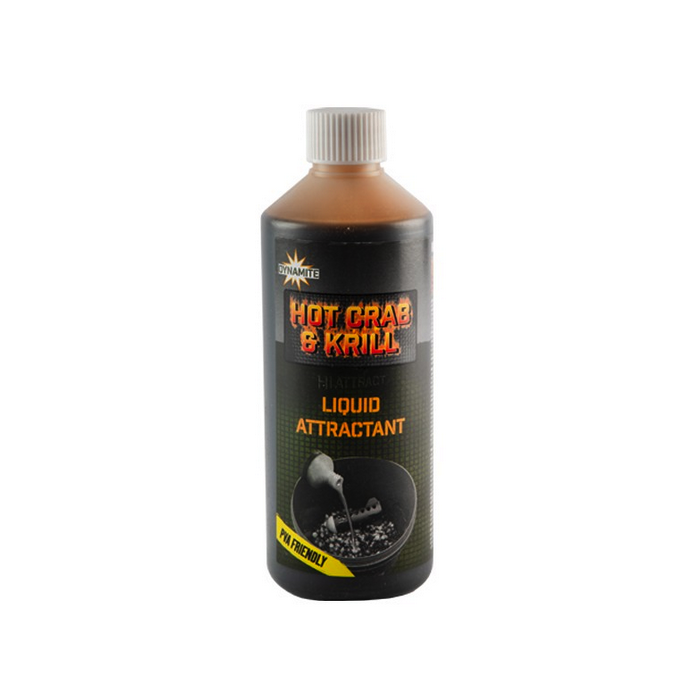 Dynamite Baits Hot Crab & Krill Liquid Attractant 500ml