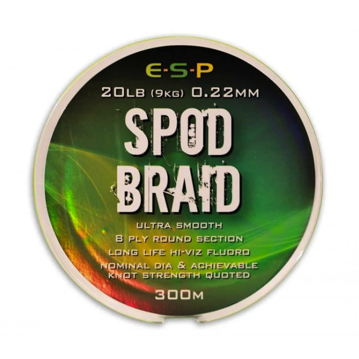ESP Spod Braid 20LB Fluoro Green 300m