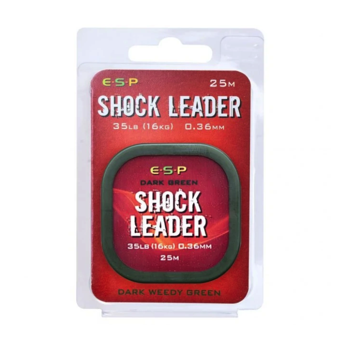 ESP Shock Leader Dark Green 35lb 25M