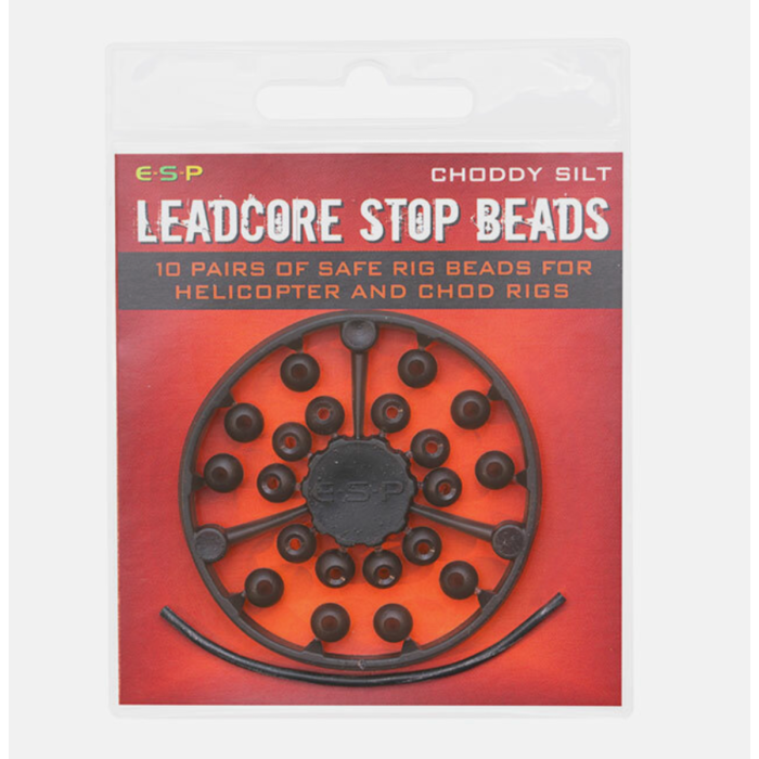 ESP Leadcore Stop Beads Silt Grey
