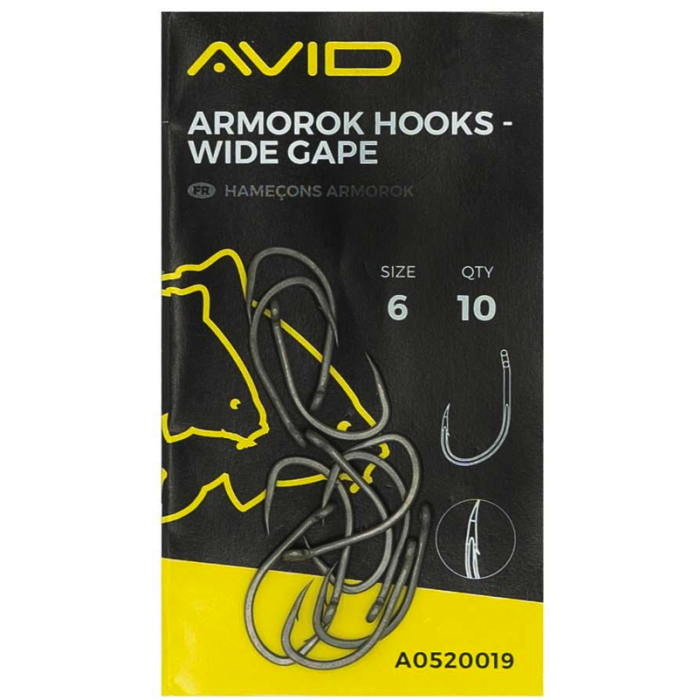 Avid Armorok Hooks Wide Gape