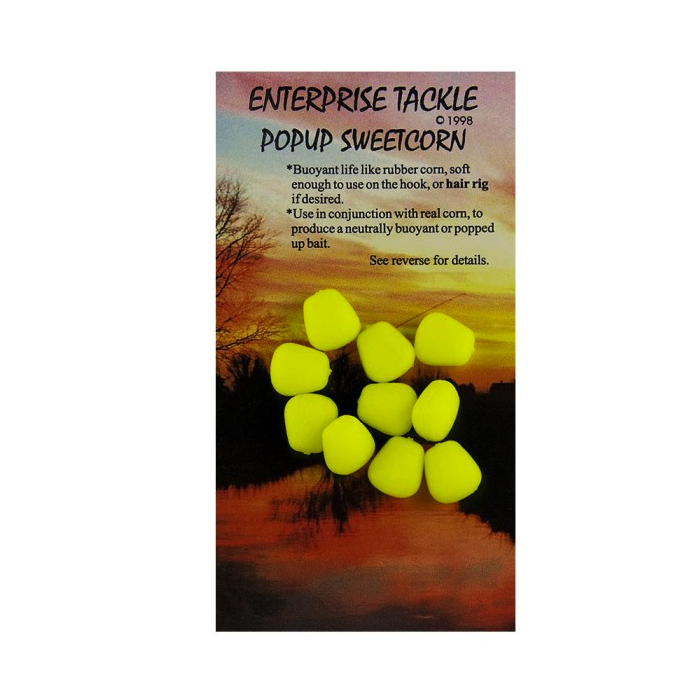 Enterprise Tackle Pop Up Imitation Sweetcorn Fluro Yellow