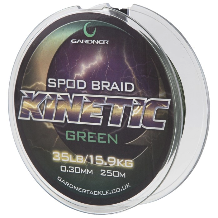 Gardner Kinetic Spod Braid 35LB Green 250m