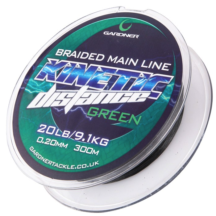 Gardner Kinetic Distance Braid 20LB Green 300m
