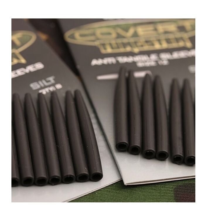 Gardner Covert Tungsten Anti-Tangle Sleeves Size 8 Silt