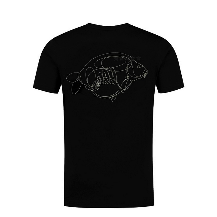 Korda One Liner Tee Black 