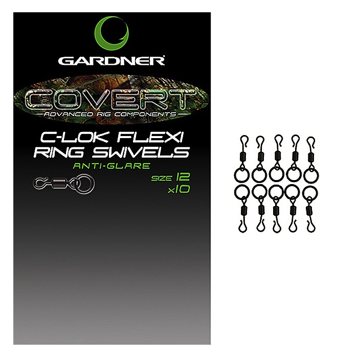 Gardner Covert C-Lock Flexi Ring Swivels Size 12