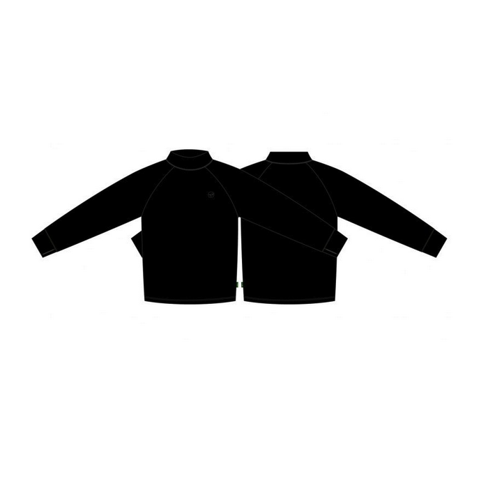 Korda Mock Neck Thermal LS Shirt Black