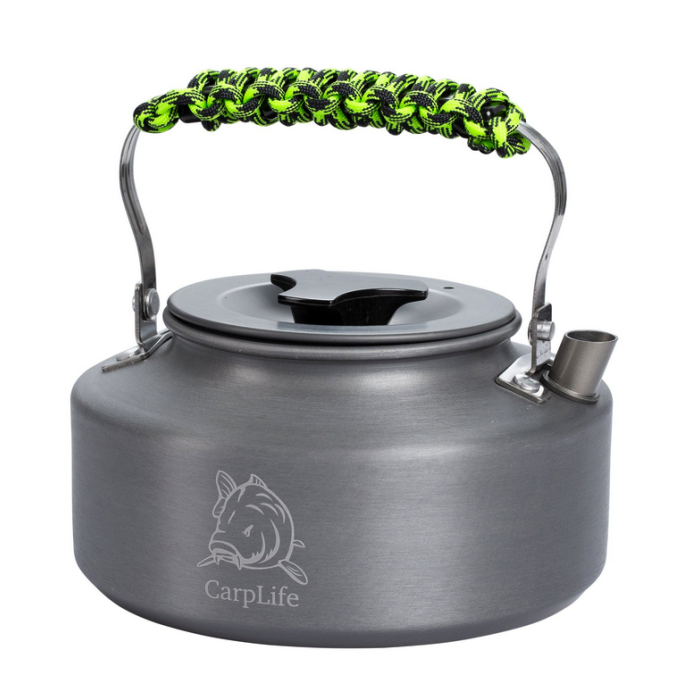 CarpLife Lightweight Aluminium Kettle | 1.1L Camping & Fishing Brew Kettle