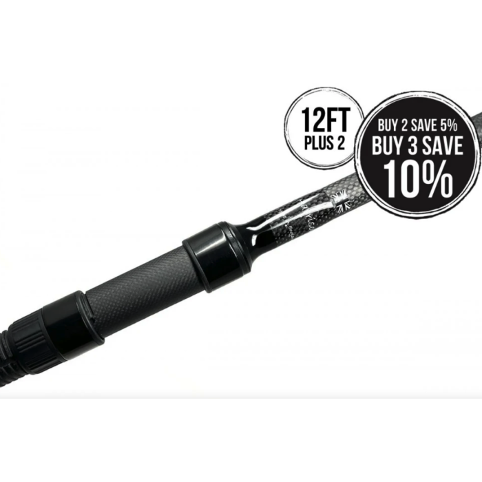 Harrison Aviator Plus 2 Carp Rod 12ft Raven Edition | UK Made