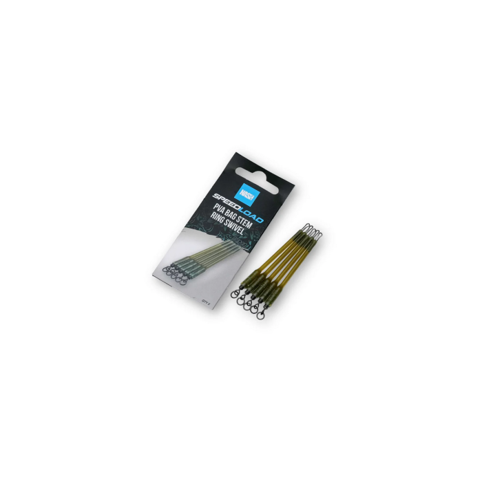 Nash Speedload PVA Bag Stem Ring Swivel Pack 5