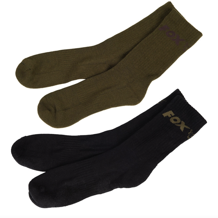 Fox Socks 3 Pack | Warm Carp Fishing Socks UK