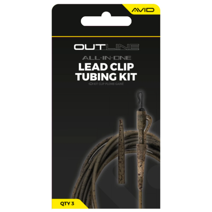 Avid Carp Outline Lead Clip Tubing Kit | Carp Rig Kit