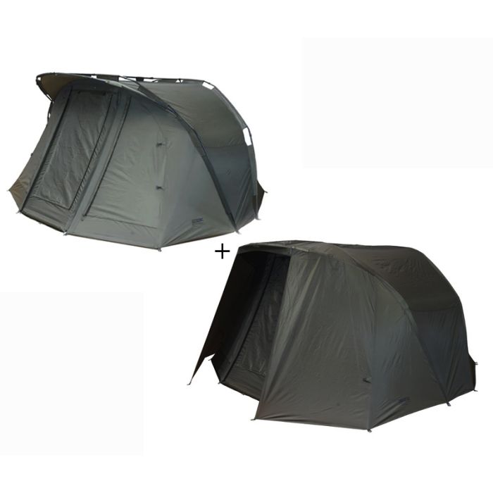 Sonik SK-Tek 2 Man Bivvy and Overwrap Bundle 