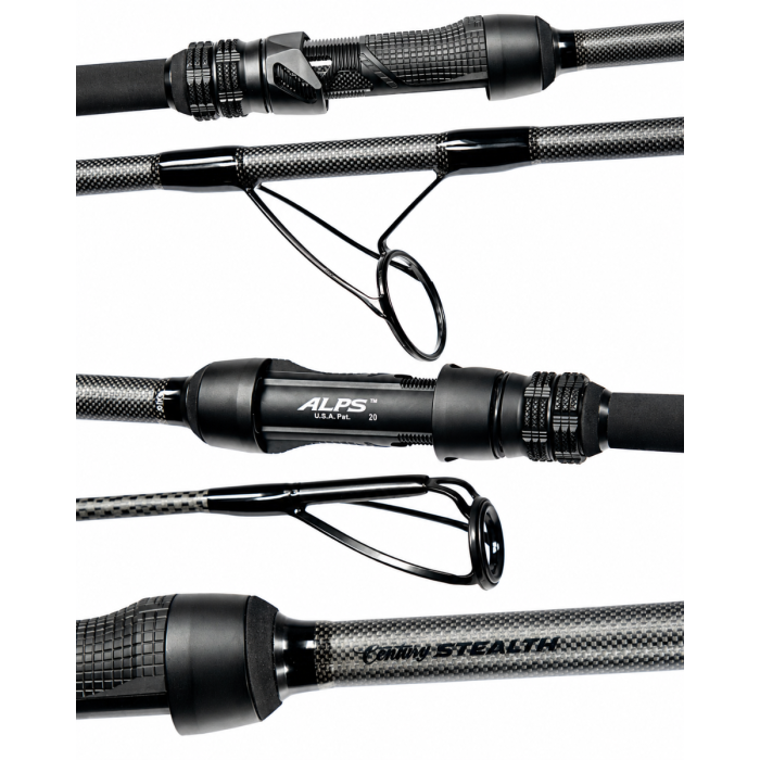 Century Stealth Graphex Custom Rod | 12ft 3.5lb | 50mm Ti Forged guides | Alps Air Pad Reel Seat | Full Shrink