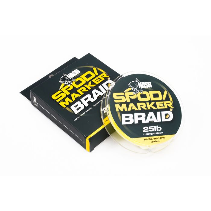 Nash Spod / Marker Braid 25lb 300m - Hi Viz Yellow