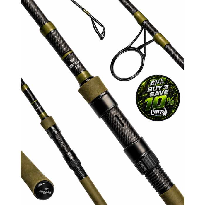 Free Spirit TelE-Class 45* 1K Rod | Olive Green Duplon