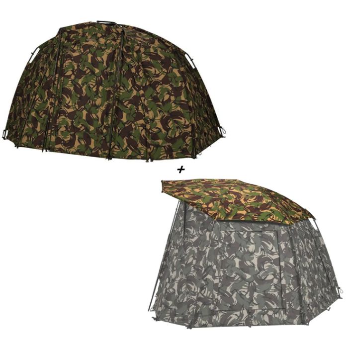 Trakker Tempest 100T DPM Brolly + 100T Dpm Skull Cap Bundle